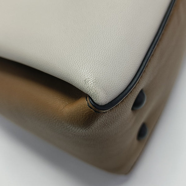 Piazza Small Calfskin Beige