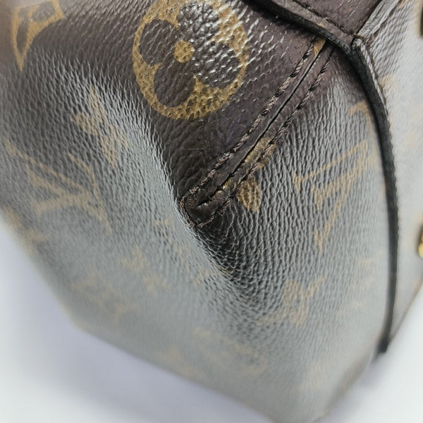 MONTAIGNE GM Monogram Coated Canvas Brown