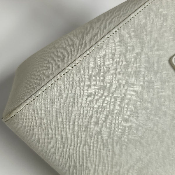 Calfskin Tote Bag Small White