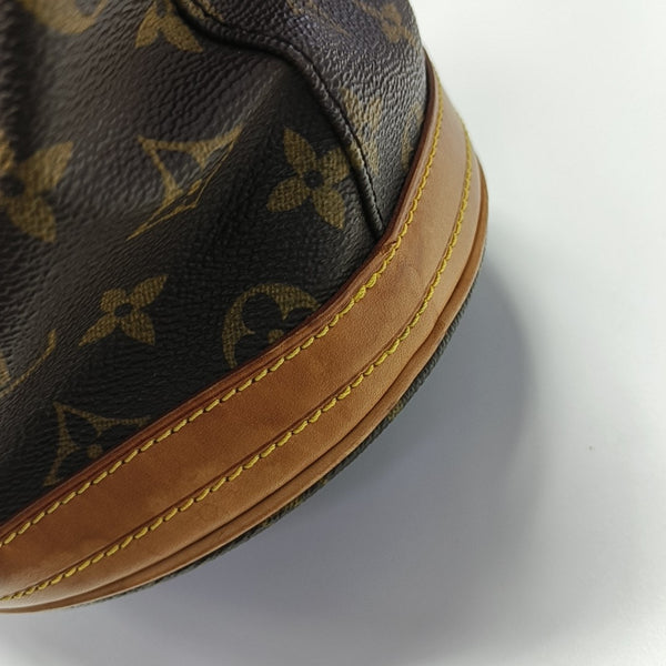 BUCKET GM Monogram Coated Canvas Brown