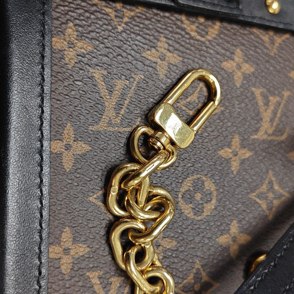 TRUNK Monogram Coated Canvas Brown