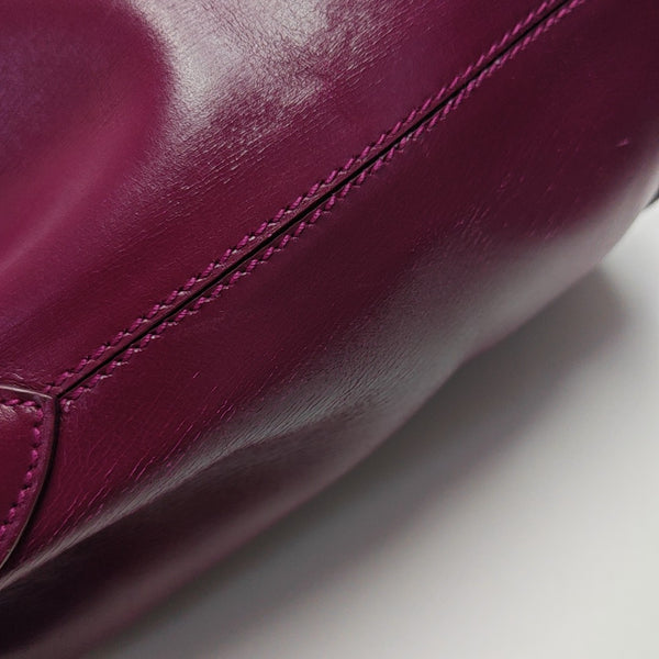 Calfskin Bucket Bag Red