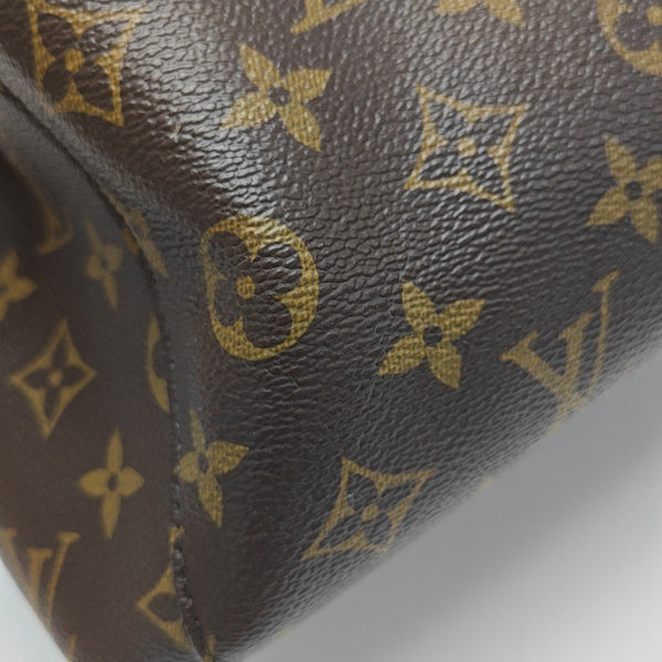 MONTAIGNE Monogram Coated Canvas Brown