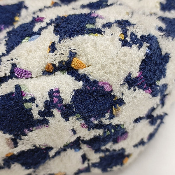 CHANEL 19 Large Quilted Fabric White