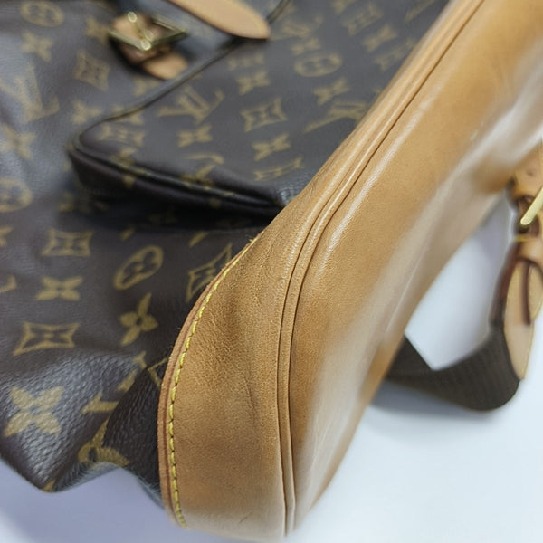 MONTSOURIS GM Monogram Coated Canvas Brown