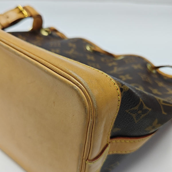 NOÉ BB Monogram Coated Canvas Brown