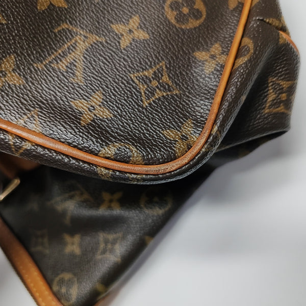 PALERMO PM Monogram Coated Canvas Brown
