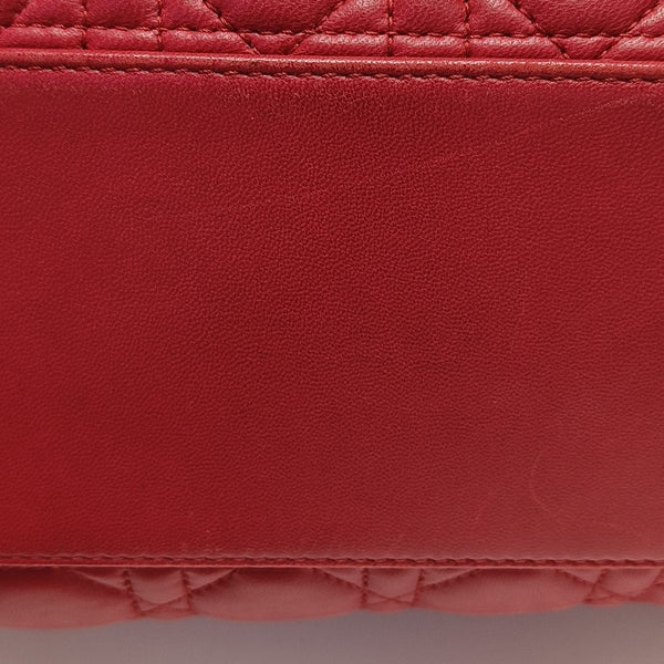 Dior Soft Cannage Lambskin Red