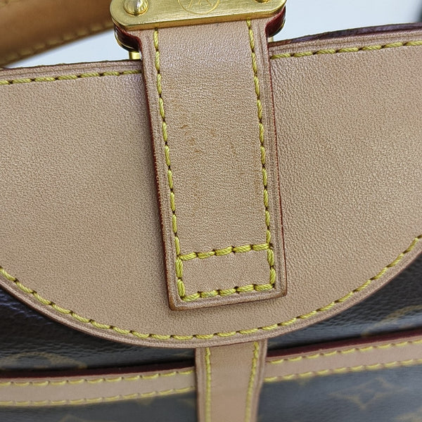 DUFFLE Monogram Coated Canvas Brown