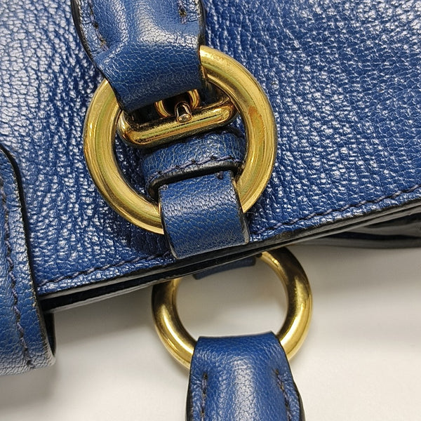 Calfskin Tote Bag Blue