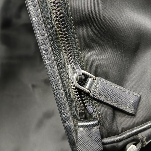 Nylon Shoulder Bag Black