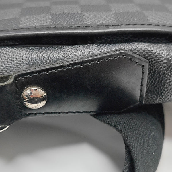 DANIEL Damier Graphite Coated Canvas Gray