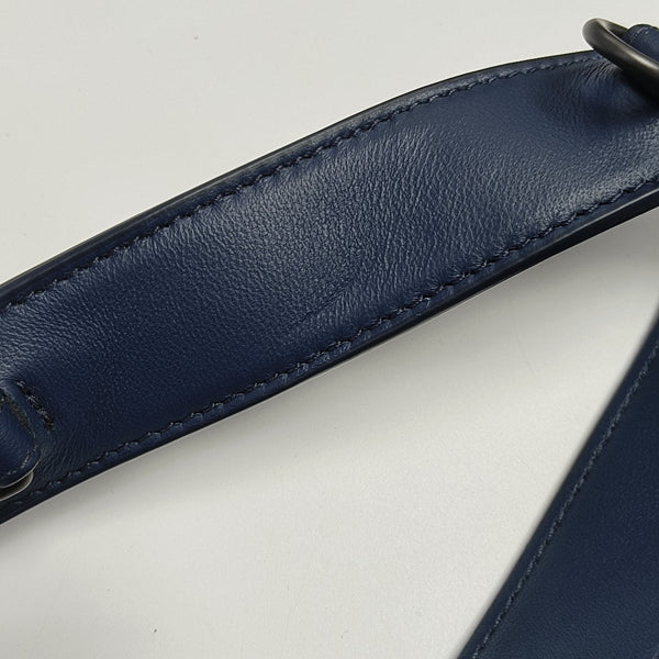 Calfskin Shoulder Bag Blue