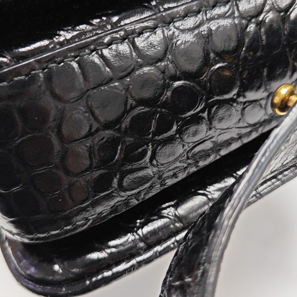 Sharp Calfskin Black