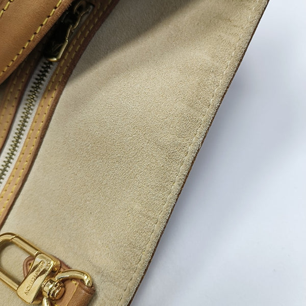 HAMPSTEAD MM Damier Azur Coated Canvas White