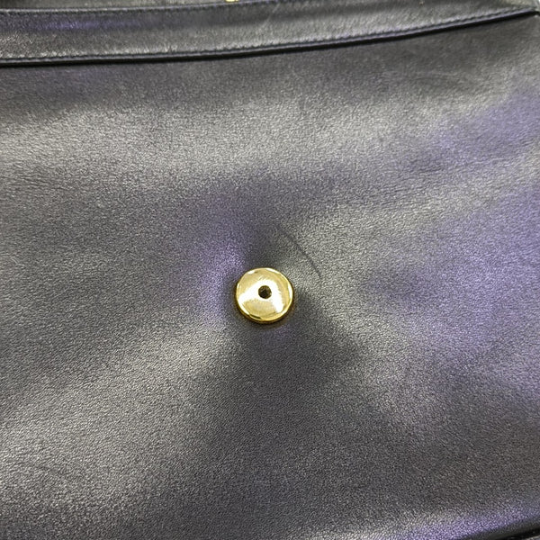 Calfskin Shoulder Bag Black