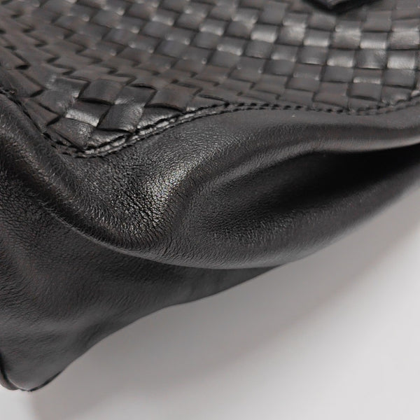 Calfskin Shoulder Bag Black
