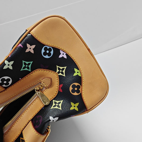 LV × TM CLAUDIA Monogram Coated Canvas Black