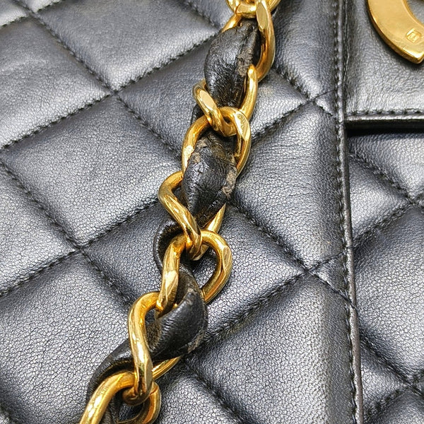 Quilted Lambskin Black