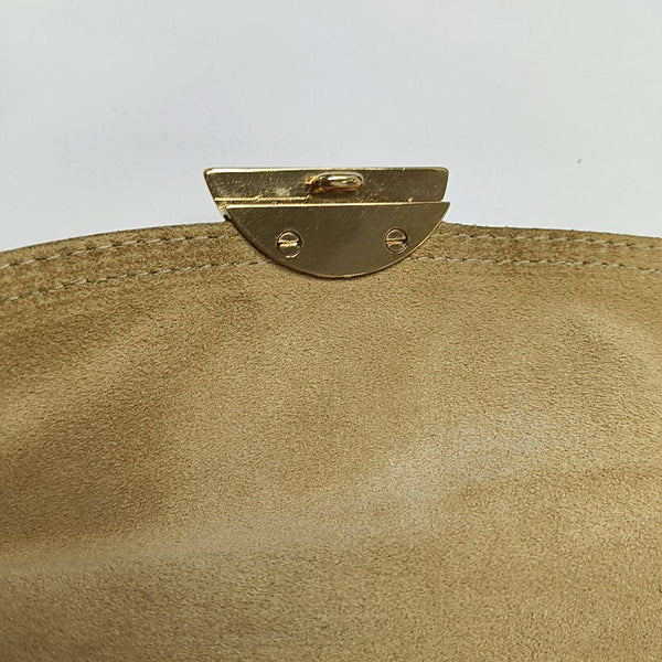 Suede Shoulder Bag Brown