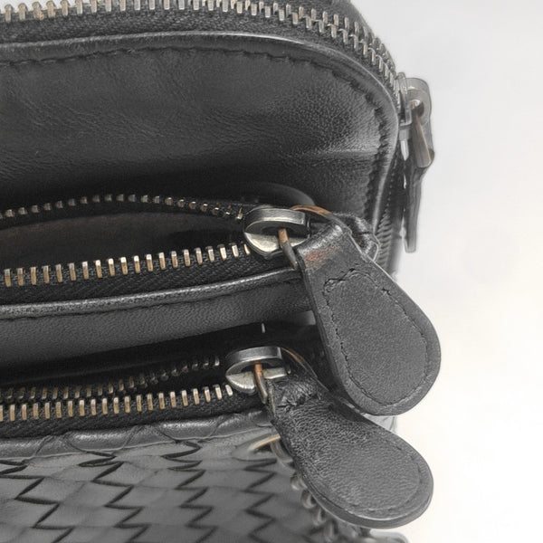 Calfskin Top Handle Bag Black