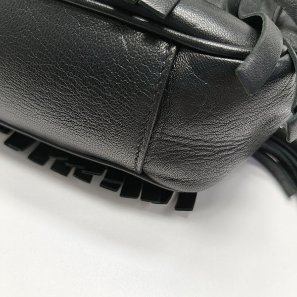 Calfskin Shoulder Bag Black