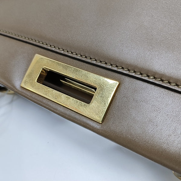 Peekaboo Medium Calfskin Brown