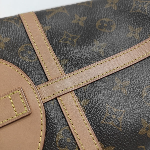DUFFLE Monogram Coated Canvas Brown