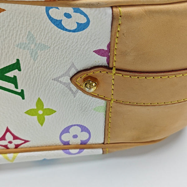 GRETA Monogram Coated Canvas White