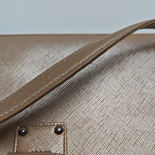 Calfskin Top Handle Bag Pink