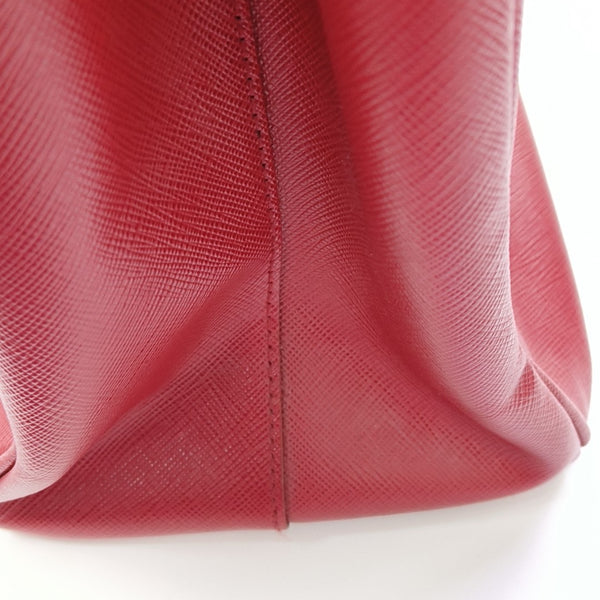 Galleria Large Saffiano Calfskin Red