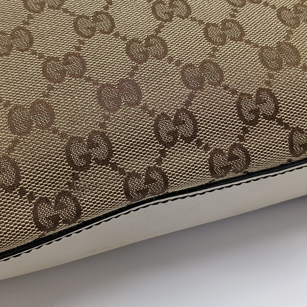 Emily Chain Monogram Canvas Beige
