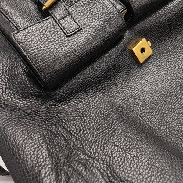 Calfskin Backpack Black