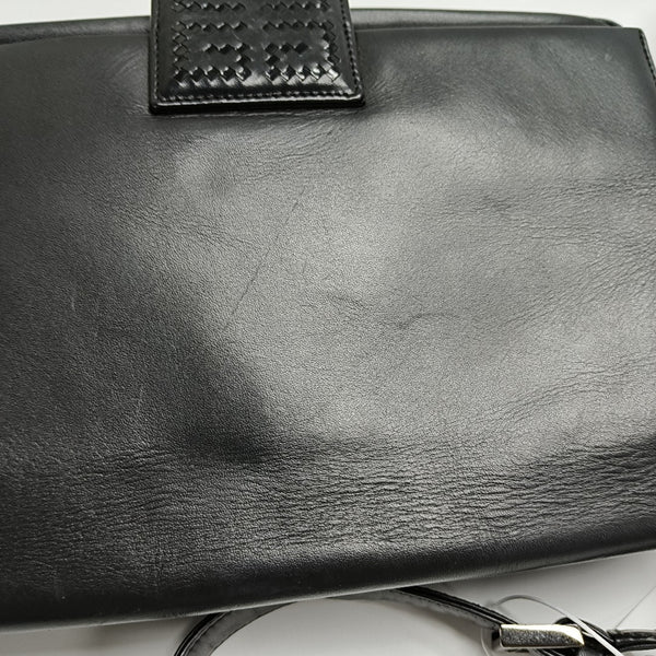 Calfskin Shoulder Bag Black
