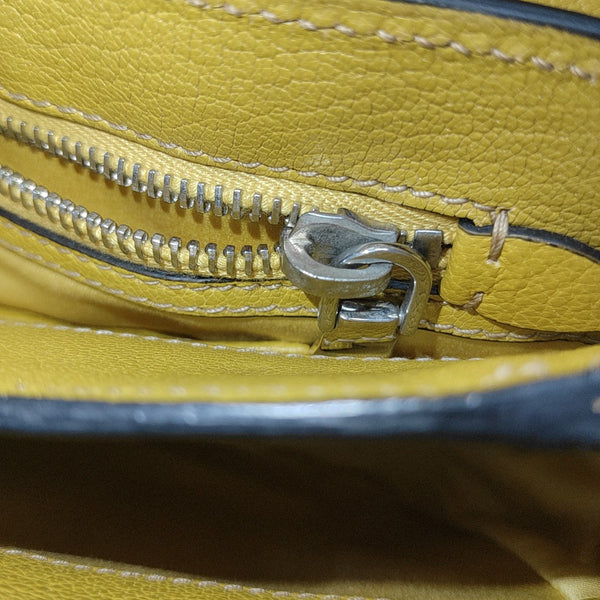 Calfskin Shoulder Bag Yellow