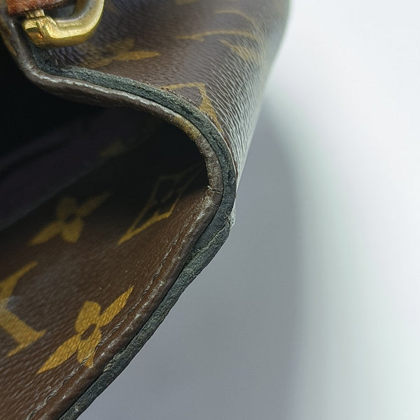 MONTAIGNE Monogram Coated Canvas Brown