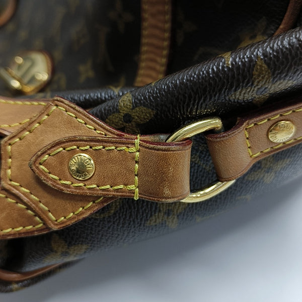 STRESA Monogram Coated Canvas Brown