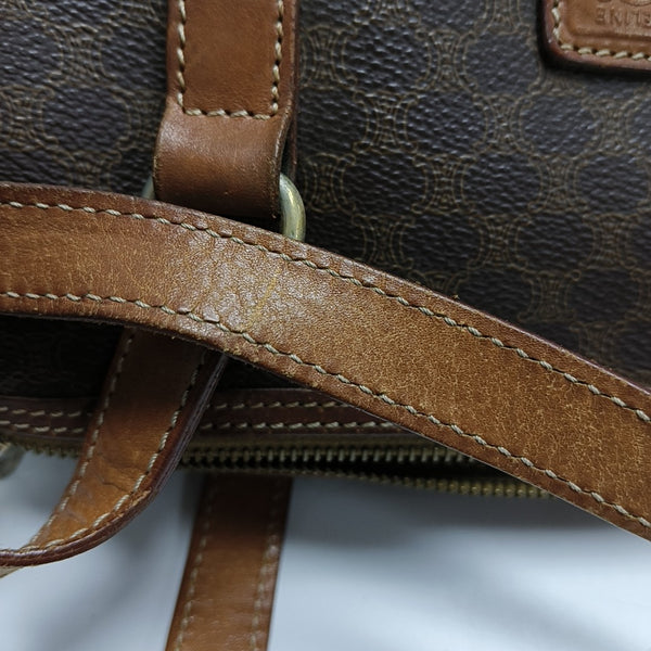 MACADAM BOSTON Coated Canvas Brown