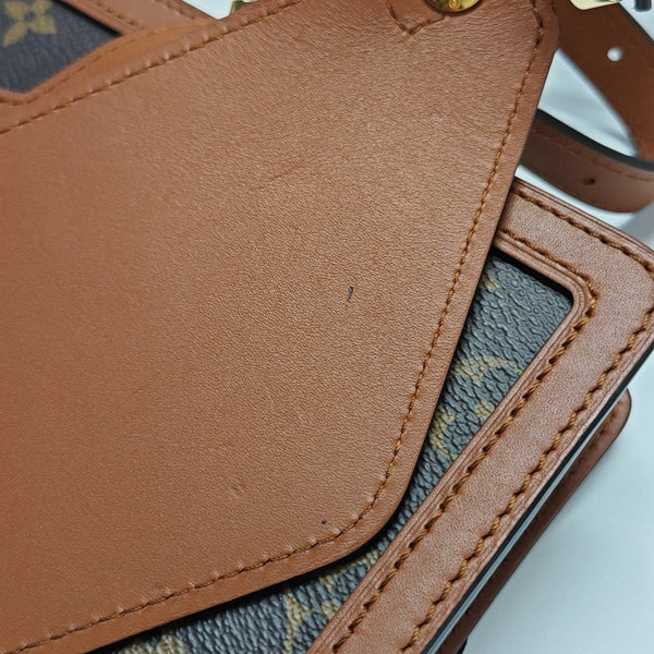 DAUPHINE Monogram Coated Canvas Brown