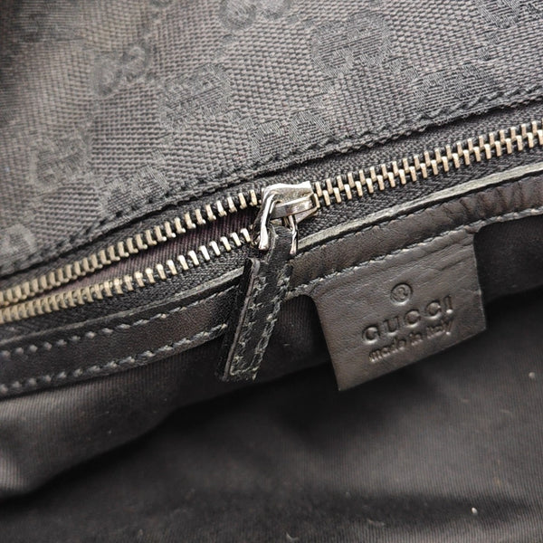 Monogram Canvas Tote Bag Black