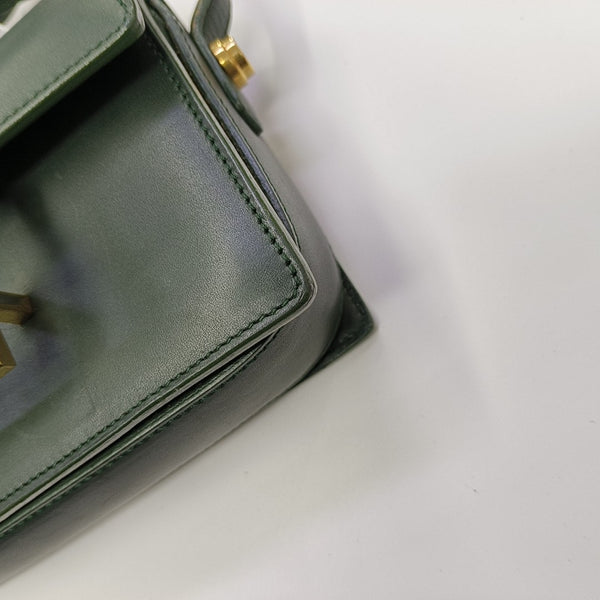 Calfskin Shoulder Bag Green