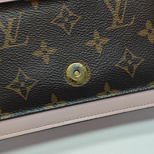 FLORE Monogram Coated Canvas Brown