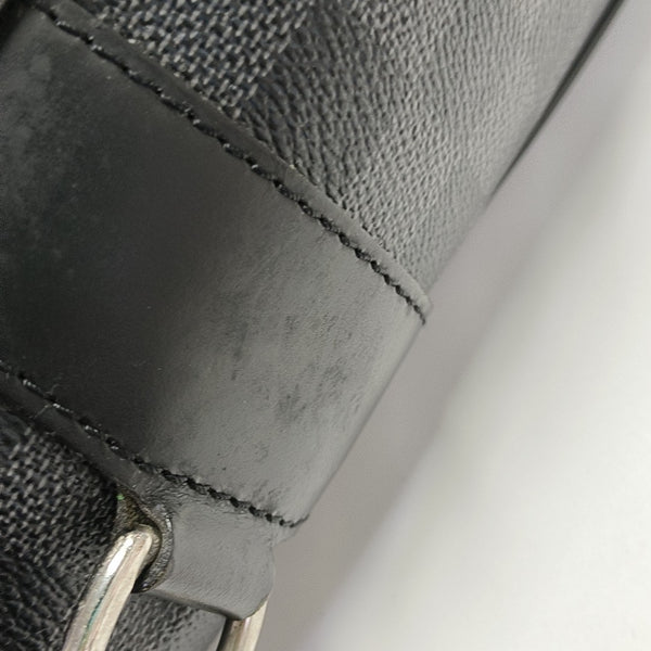 TADAO MM Damier Graphite Coated Canvas Gray