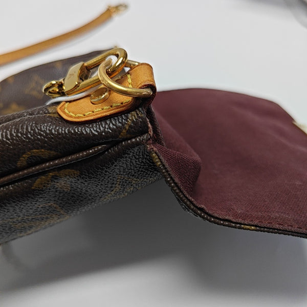 FAVORITE PM Monogram Coated Canvas Brown