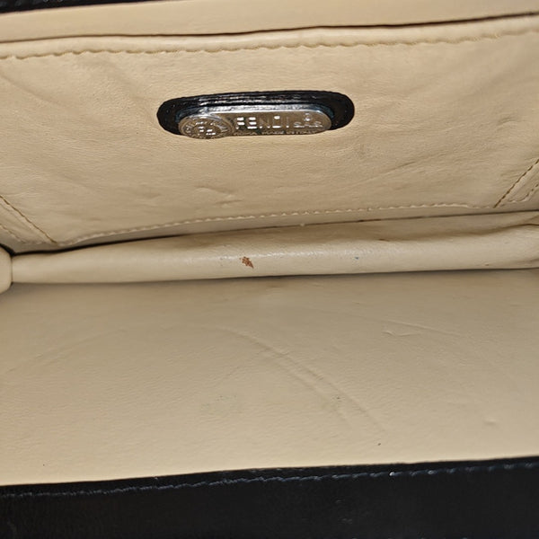 Calfskin Shoulder Bag Black