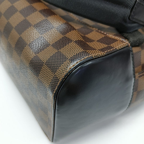 JAKE Damier Ebene Coated Canvas Brown