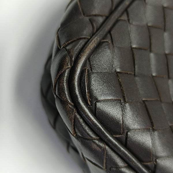 Calfskin Shoulder Bag Brown