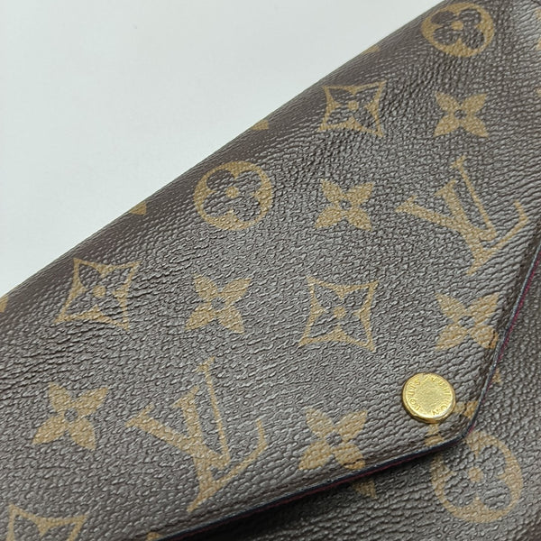 FÉLICIE Monogram Coated Canvas Brown