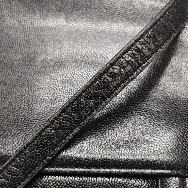 Calfskin Shoulder Bag Black