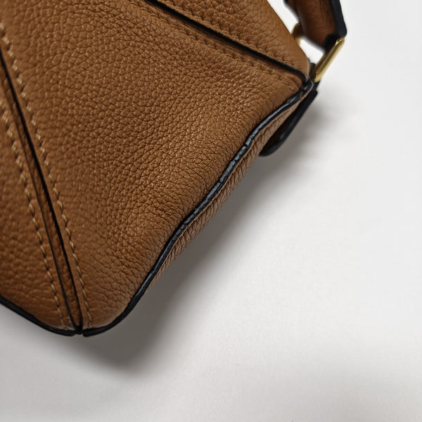 Puzzle Mini Calfskin Brown